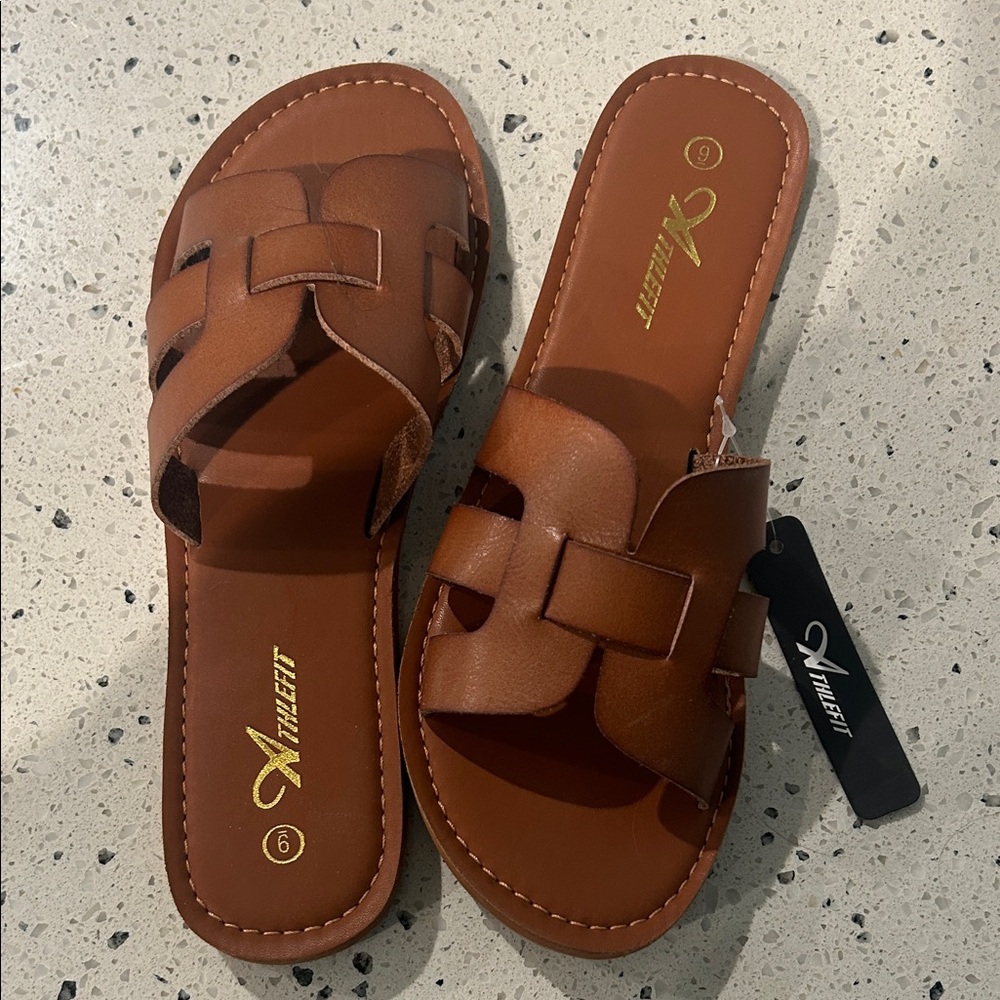 Ximivogue Women's Tan Sandals